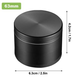 2.6in Stainless Steel 4-Layer Manual Herb Grinder